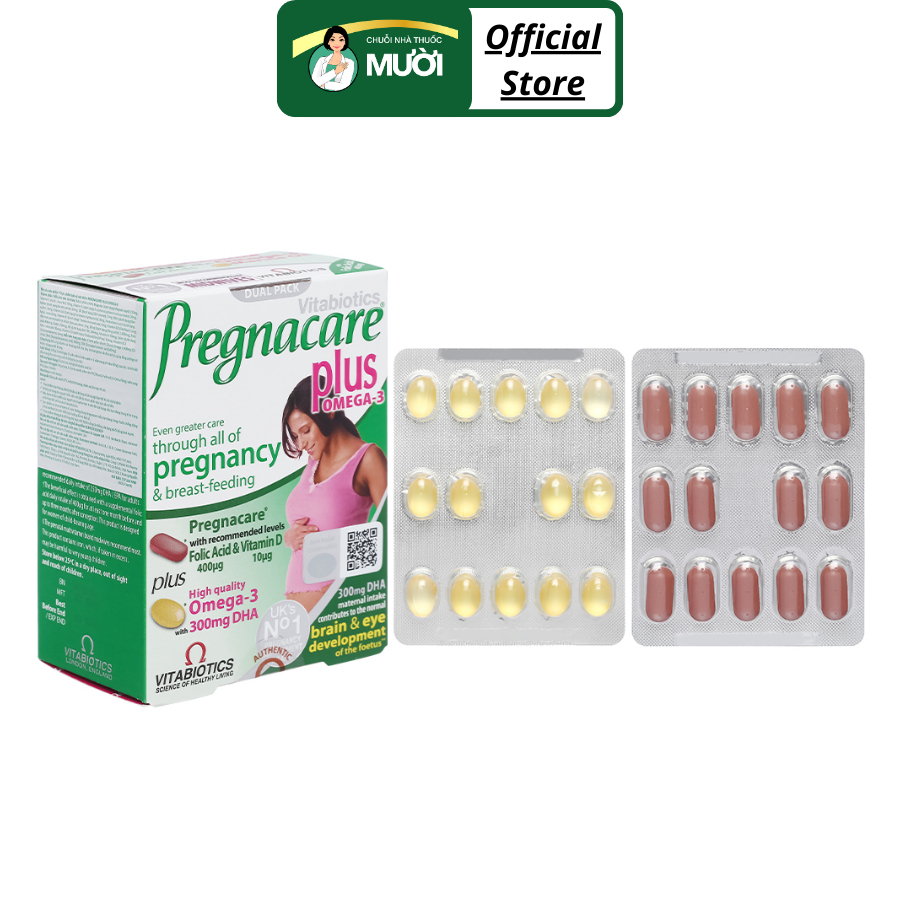 Viên uống cho mẹ bầu Pregnacare Plus Omega-3 Vitabiotics