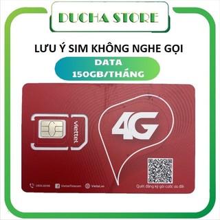 Sim 4g viettel sd125 150gb/tháng 5gb/ngày chỉ với 125k/tháng miễn phí tháng đầu