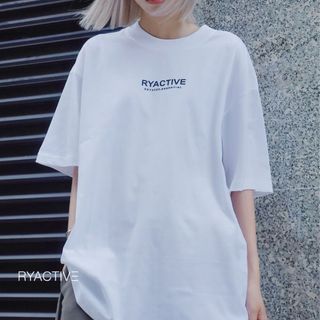 Áo thun form oversize RYACTIVE - RYACTIVE ESSENTIAL TEE màu trắng
