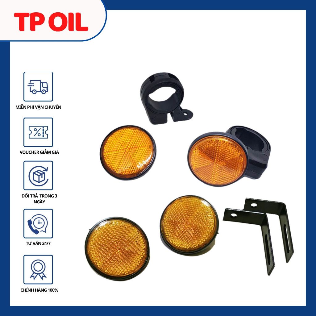 Bộ 2 Mắt mèo phản quang cho xe máy