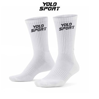 Tất Cao Cổ YOLO SPORT Chơi Thể Thao Dệt Kim Cao Cấp Thoáng Khí Dày Dặn Mềm Mịn Êm Chân Nam Nữ Unisex Vớ Cổ Cao Ngắn Thấp