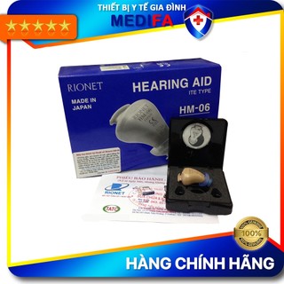 Máy Trợ Thính Rionet HM06, Không Dây Kỹ Thuật Số, Âm Thanh Tự Nhiên, Rõ Nét