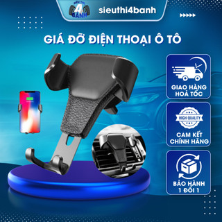 Giá Đỡ Điện Thoại Trên Ô Tô Xe Hơi Gắn Cửa Gió Điều Hòa, Kẹp Điện Thoại Ô Tô Cực Kì Chắc Chắn