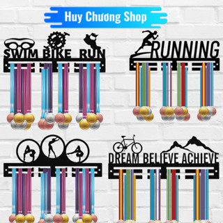 Giá Đỡ Huy Chương Treo Tường Trưng Bày huy chương Running, My Medal bằng thép sơn tĩnh điện không gỉ