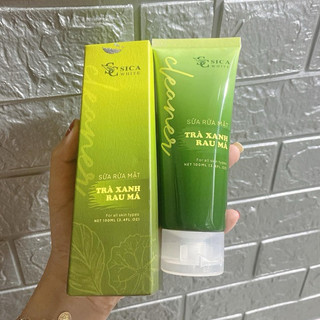 Sữa rửa mặt Sica White Trà Xanh Rau Má 100ml dành cho da dầu mụn