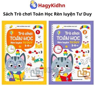 Sách - Trò Chơi Toán Học Rèn Luyện Tư Duy 3-6 Tuổi Hagykidhn Sách Giúp Bé Rèn Luyện Toán Học Và Phát Triển Thông Minh
