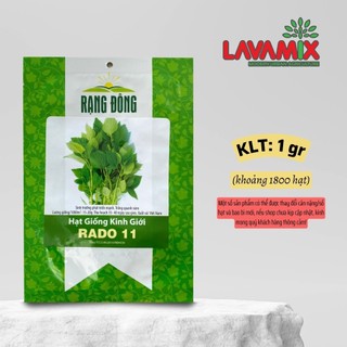 Hạt giống Kinh Giới Rado 11 (1g~1800 hạt) hiệu Rạng Đông trồng quanh năm, sinh trưởng khỏe | Green House