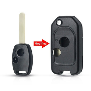 Remote độ gập theo chìa zin xe HONDA CIVIC CITY 2 nút