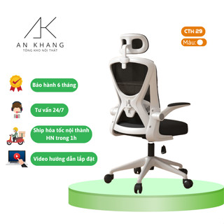 Ghế Công Thái Học, Xoay Văn Phòng CTH-29 Có Tựa Đầu, Gật Gù