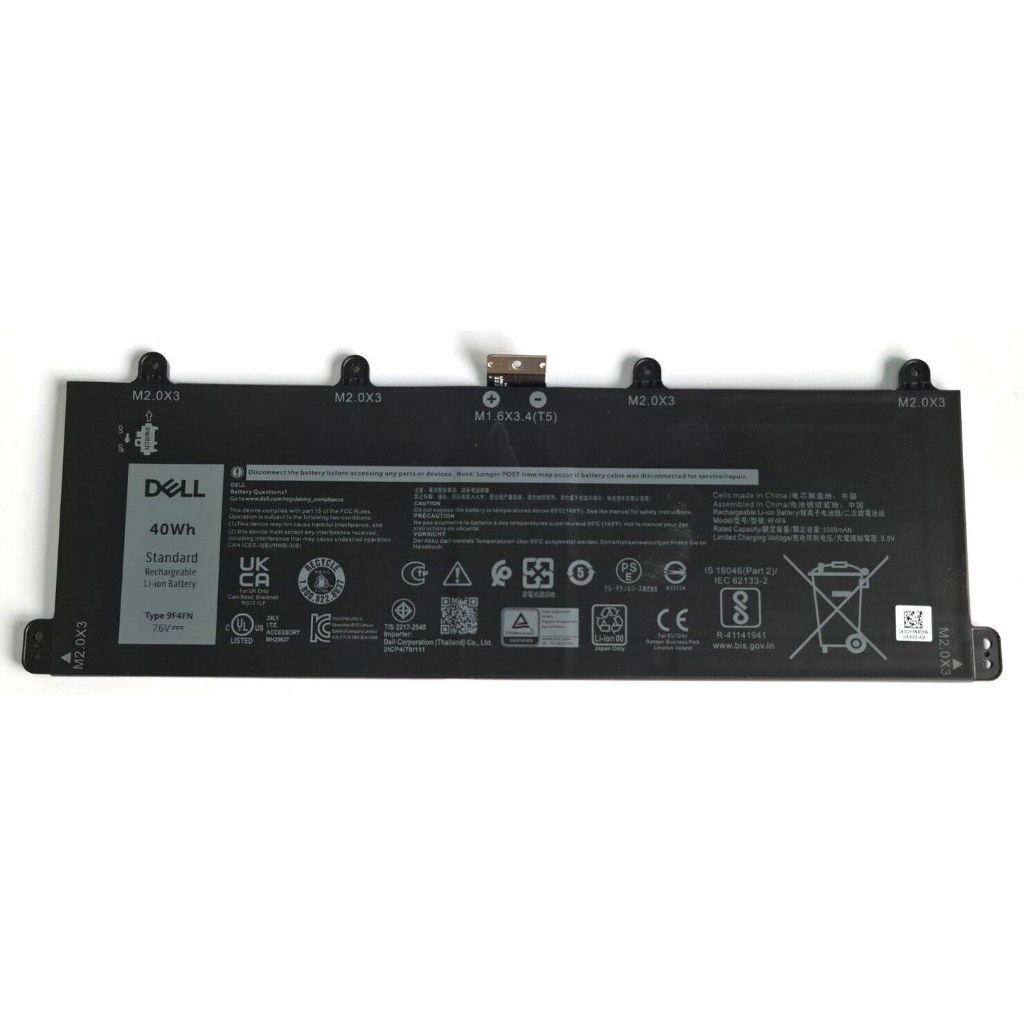 PIN (Original) DELL Latitude 7320 2-in-1 TYPE 9F4FN 40Wh Battery