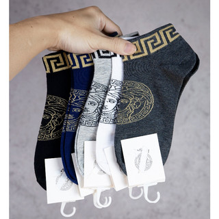 Set 5 đôi tất nam quý tộc thời thượng, tất cotton cao cấp, tất vớ nam tất ngắn cổ 5 màu cực xịn