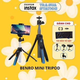 Tripod Mini dành cho điện thoại hoặc máy ảnh compact - Chân máy ảnh mini Benro BK15
