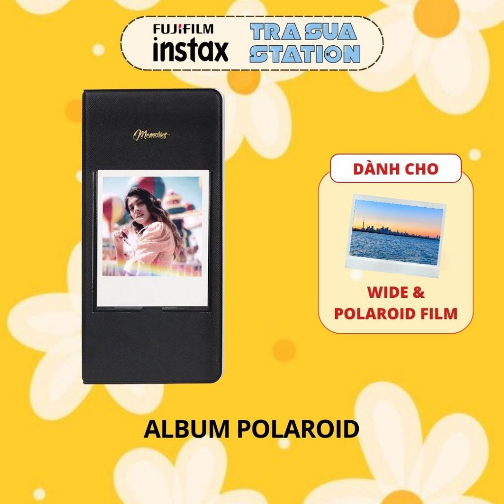 ALBUM INSTAX WIDE/ POLAROID (65 TẤM) - Album Memories Đựng Ảnh Phù Hợp Cho Cỡ Film Instax Wide/ Pola