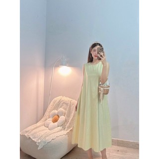 ĐẦM MAXI CỔ TRÒN