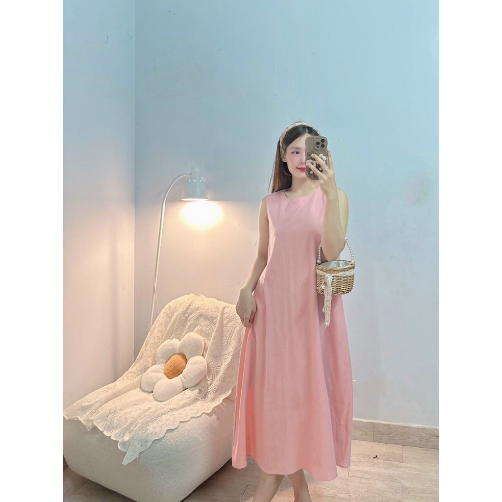 ĐẦM MAXI CỔ TRÒN