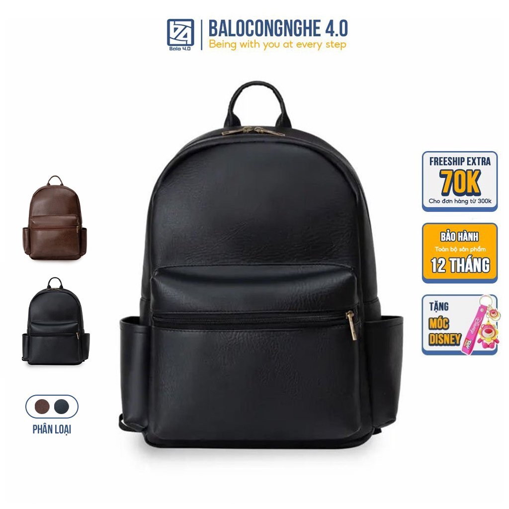 Balo ulzang thời trang chất liệu da PU cao cấp Balo 4.0