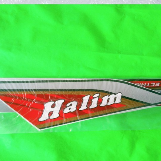 (quá rẻ)BỘ TEM XE DREAM Halim  màu đỏ