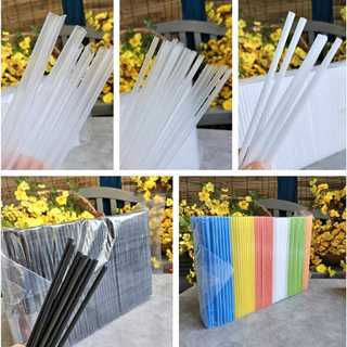 ỐNG HÚT CÁC LOẠI đen, trắng, màu - Phi 6, 8, 12 . Hút cà phê , nước mía , trân châu. Nhựa PP loại 1 , Hàng Việt Nam