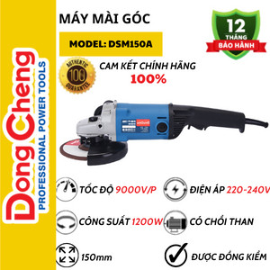 Máy mài góc| máy cắt cầm tay lớn dongcheng dsm150a - cam kết lõi đồng 100%