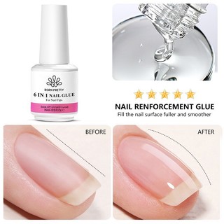 Gel Glue 6in1 Base Top Dán Móng Nối Móng