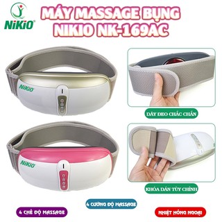 Đai massage, massa bụng - rung lắc và xoay giảm mỡ bụng hiệu quả Nikio NK-169