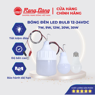 Bóng Đèn 12V Kẹp Bình Ắc Quy Rạng Đông và bóng đui xoáy led 7W / 9W / 12W / 20W / 30W siêu sáng tiết kiệm điện