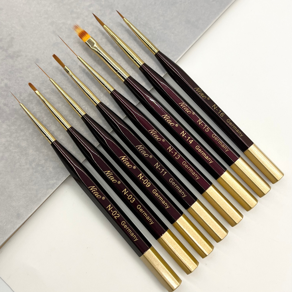 Cọ nét vẽ móng nail niao vẽ siêu mảnh các loại cọ