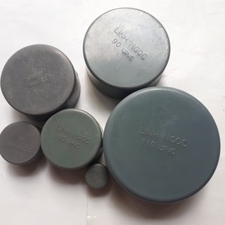 Nút bịt trơn ống nhựa pvc rẻ từ phi 21mm tới phi 90mm