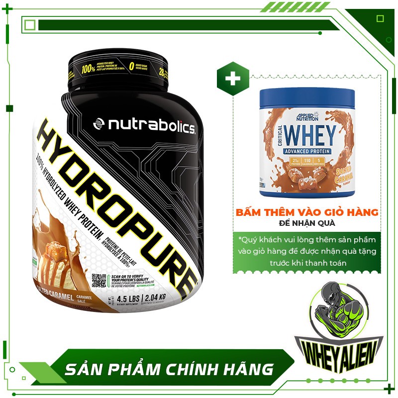 Whey Tăng Cơ Giảm Mỡ NUTRABOLICS HYDROPURE 4.5 LBS.