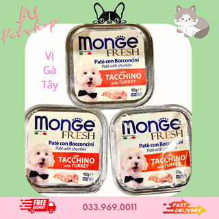 PATE CHO CHÓ MONGE - Hộp 100gr