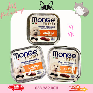 PATE CHO CHÓ MONGE - Hộp 100gr