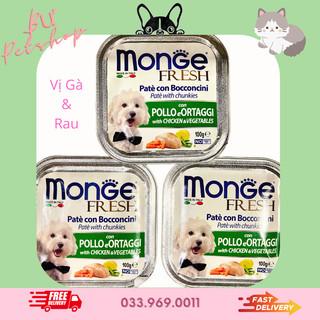 PATE CHO CHÓ MONGE - Hộp 100gr