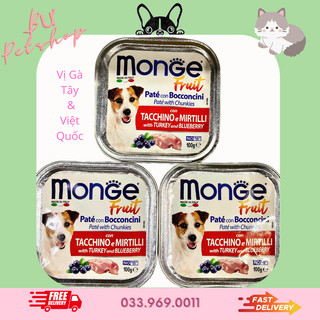 PATE CHO CHÓ MONGE - Hộp 100gr