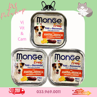 PATE CHO CHÓ MONGE - Hộp 100gr