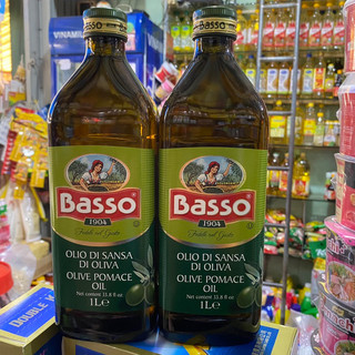 Dầu oliu basso nhập khẩu ý chai 1l