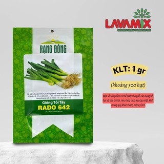 Hạt giống Tỏi Tây Rado 642 (1g~300 hạt) hiệu Rạng Đông chịu nhiệt tốt, trồng quanh năm | Green House