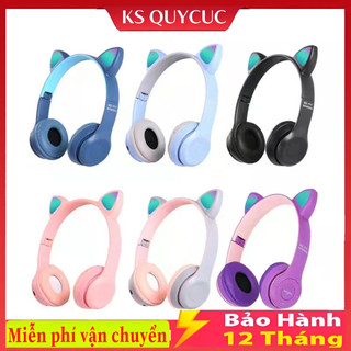 Tai Nghe P47 Mèo Chụp Tai,tai nghe mèo Bluetooth Không Dây,Nghe Nhạc Cực Hay ,Bảo Hành 12 Tháng