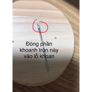 ( Xưởng HCM) Đế gỗ cắm thú len