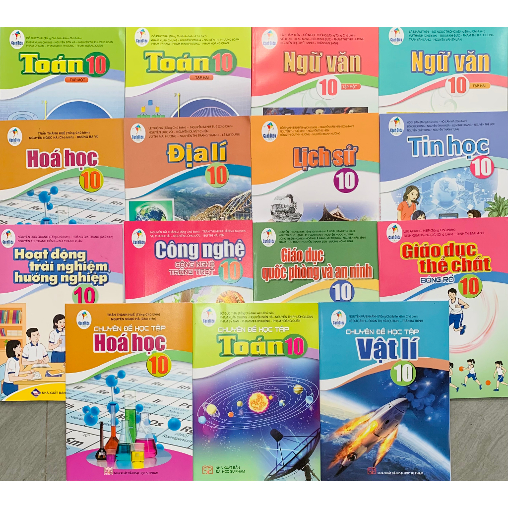Sách - Sách Giáo Khoa, Sách Bài Tập Lớp 10 (Bán lẻ cuốn) - Chương Trình Cánh Diều