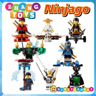 Đồ chơi xếp hình Ninjago season 8 Nya - Zane - Garmadon - Lloyd - Jay - Cole - Wu - Kai Minifigures SY652