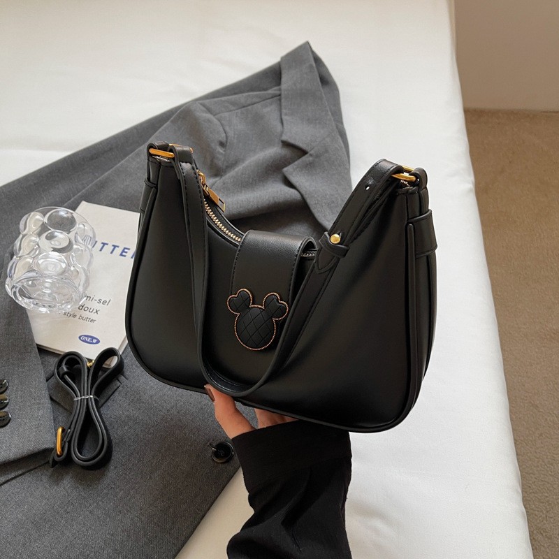 Túi xách nữ đeo chéo thời trang kẹp nách da mềm đính đá thời trang sang trọng JUMALY - TDC105