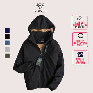 Áo khoác gió lót lông Unisex tráng bạc chống nước - Lót lông vàng mới nhất 2023