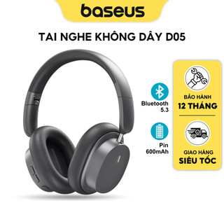 Tai Nghe Chụp Không Dây Baseus Bowie D05 ANC Bluetooth 5.3 Khử Tiếng Ồn, HIFI Âm Thanh Stereo