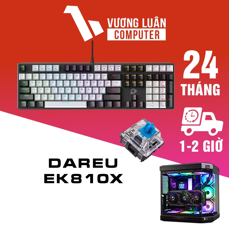 Bàn phím máy tính quang cơ Gaming DAREU EK810X