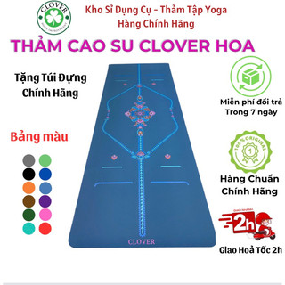 Thảm tập yoga cao su xơ dừa clover