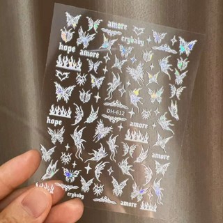 Sticker hoa luạ bướmm lụa mẫu mới