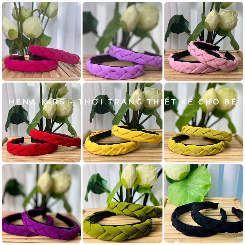 Băng Đô Cài Tóc, Bờm Cài Tóc, Mấn Cài Tóc Áo Dài, Bà Ba, Yếm Cho Bé Gái
