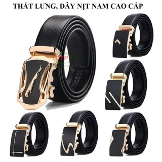 Thắt lưng nam cao cấp, kiểu khóa tự động siêu bền