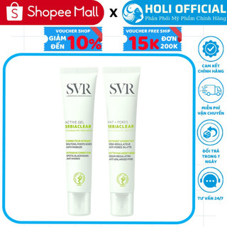 kem dưỡng da giảm mụn SVR SEBIACLEAR Mat + Pores kem dưỡng ẩm thu nhỏ lỗ chân lông, điều tiết bã nhờn