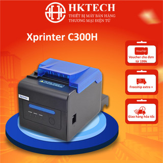 Máy in hóa đơn xprinter c300h khổ 80, in qua usb + lan